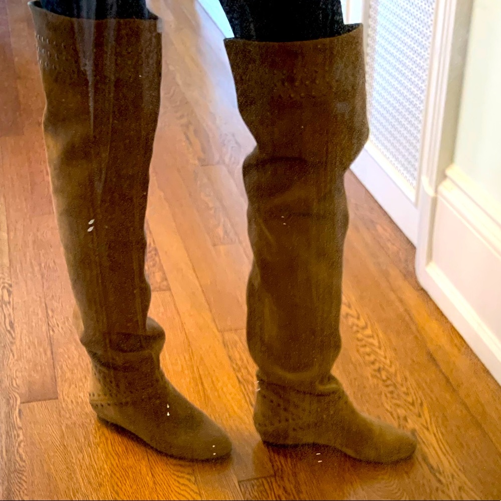 See by Chloe suede over the knee boots